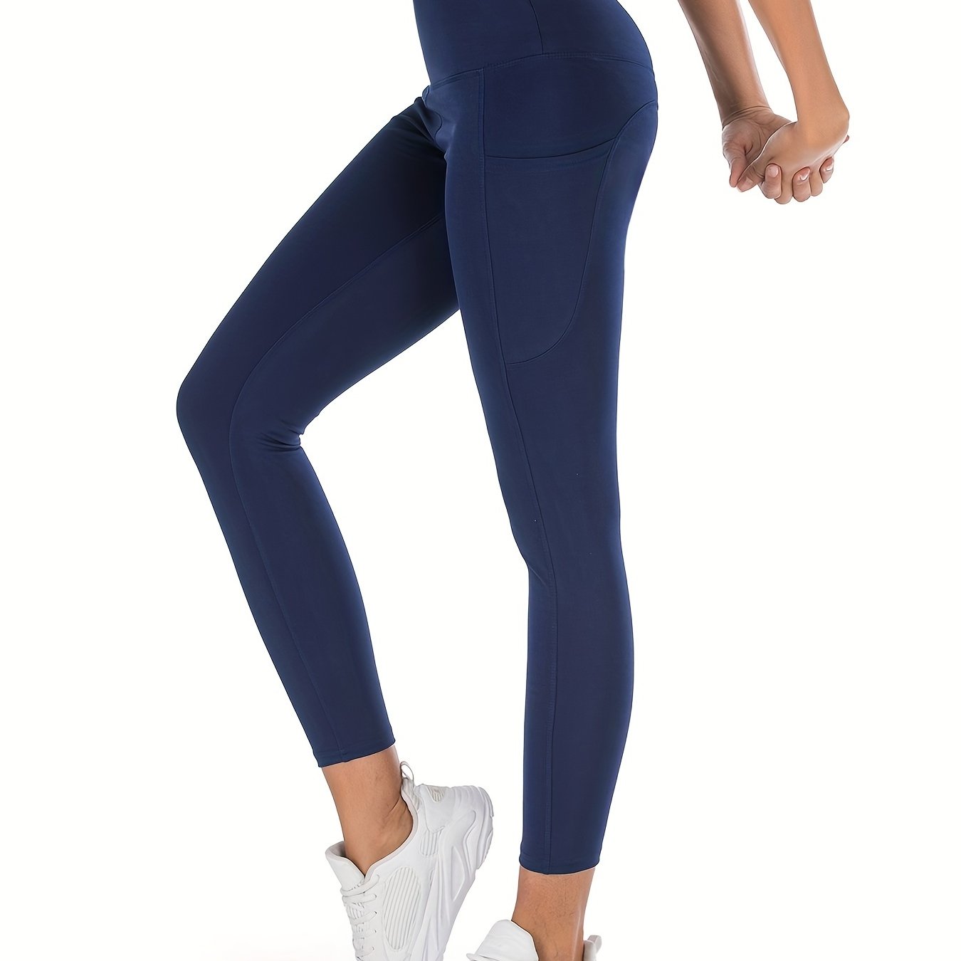 High Stretch Sports Leggings With Pockets for Yoga Fitness Gym