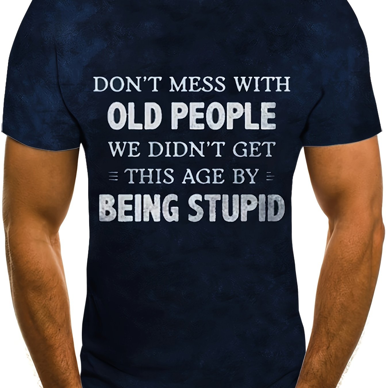 Funny Graphic Tee Men's Short Sleeve T-shirt Summer Clothes