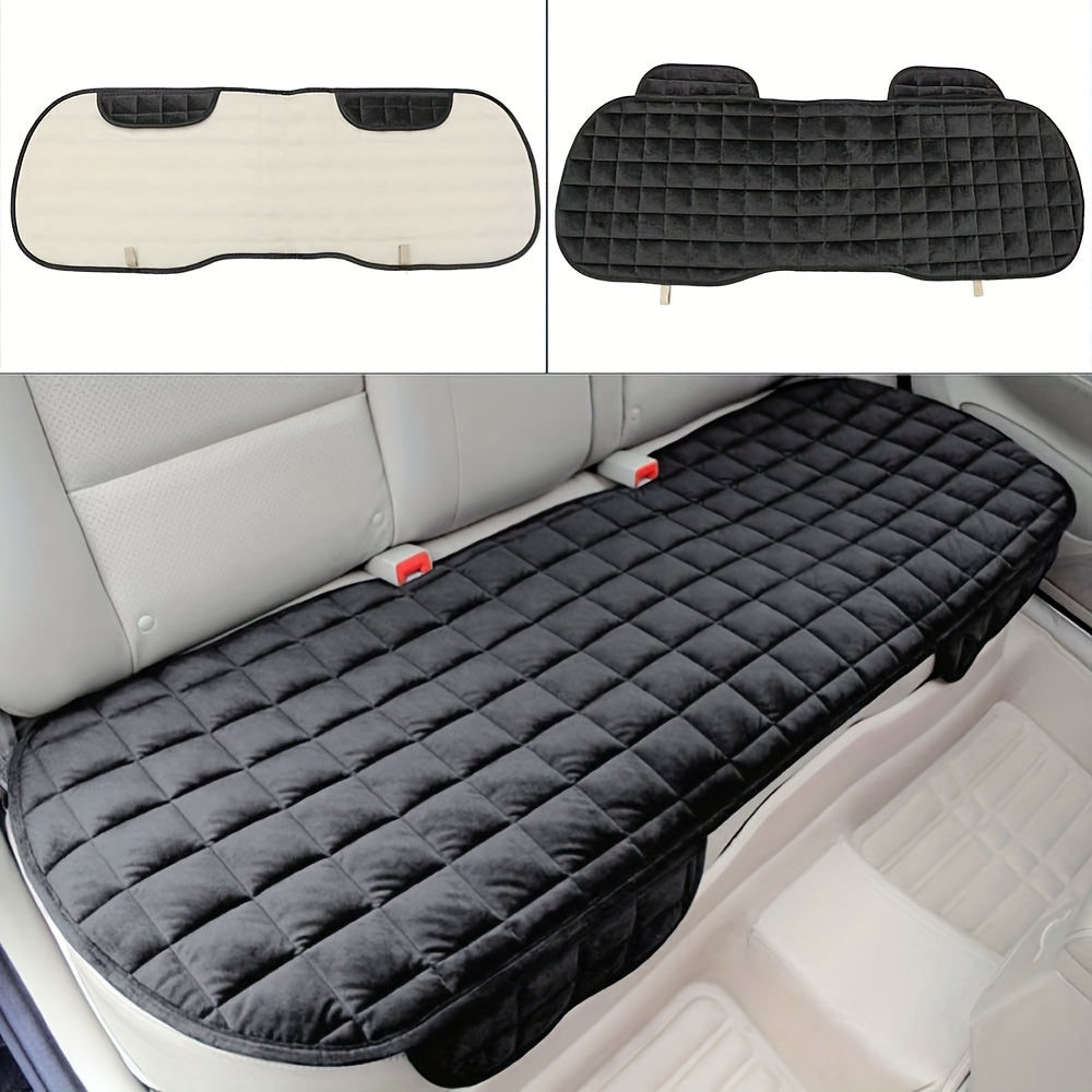 Flocking Cloth Car Seat Cover Non Slide Winter Auto Protection