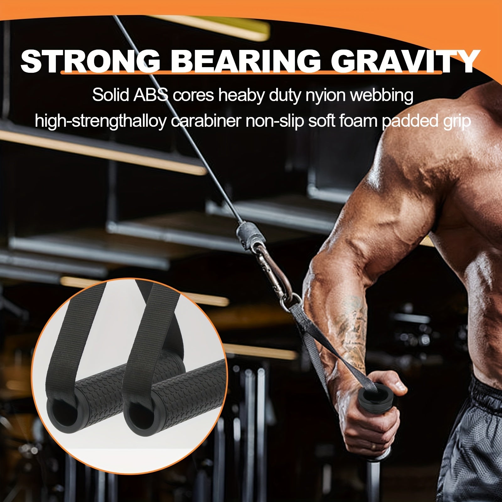 Resistance Band Cable Machine Handles - Exercise Handles