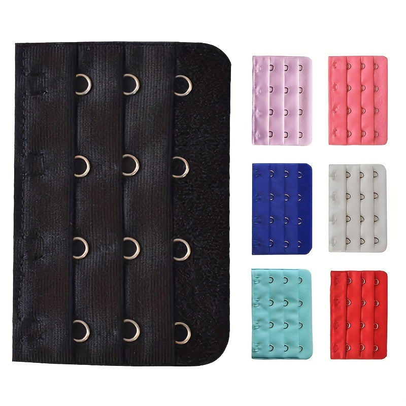 5pcs Bra Strap Extenders 4 Hooks Adjustable Band Buckle Women's Lingerie Accesso
