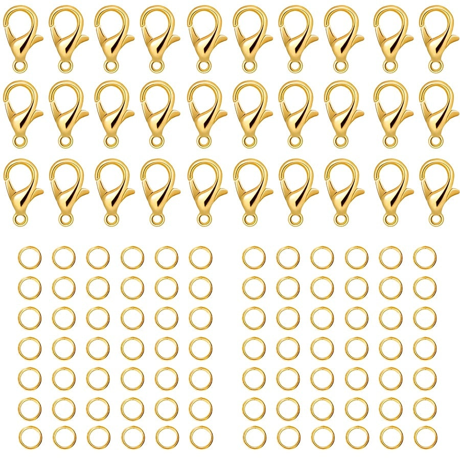 300pcs Lobster Clasps Set DIY Jewelry Accessories Small Business Supplies
