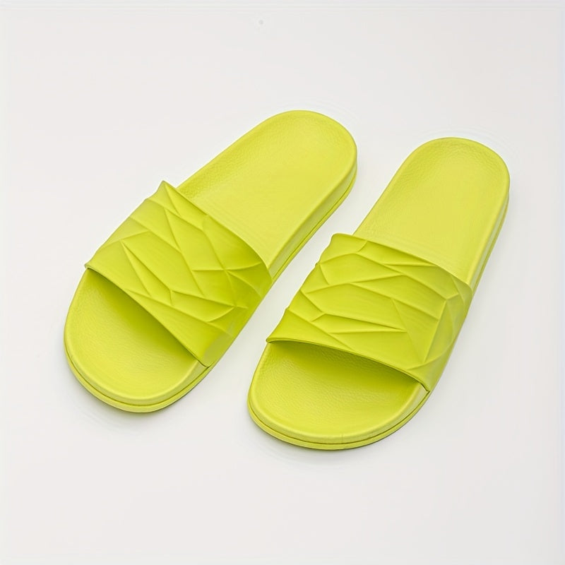 Men's Wavy Slides Lightweight Non Slip Slippers