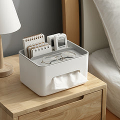 Desktop Storage Box for Tissue Paper Remote Control Sundries