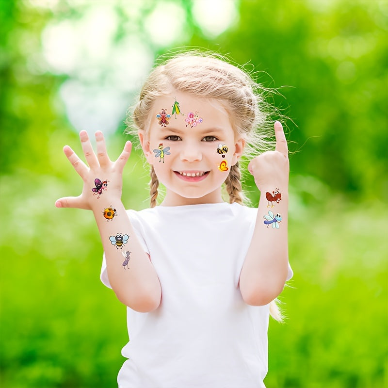 Nightglow Temporary Tattoos for Kids - Waterproof & Long lasting