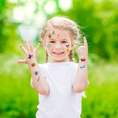 Nightglow Temporary Tattoos for Kids - Waterproof & Long lasting