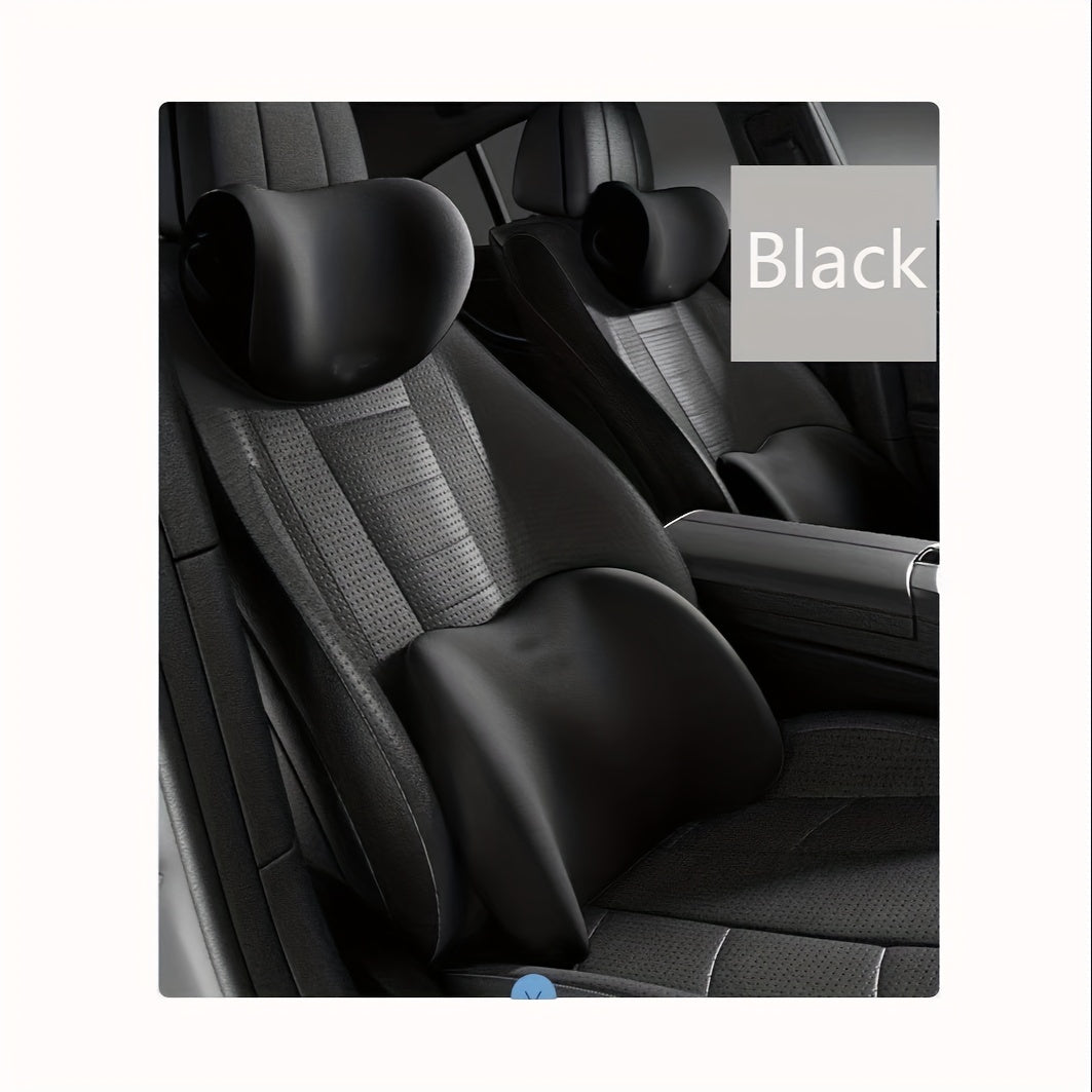 Car Memory Foam Neck Pillow Lumbar Support