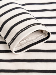 Boys Cartoon Lion Long Sleeve T shirt Striped Cotton Top