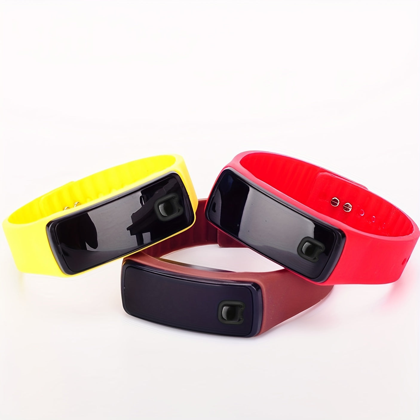 MY 1312 Electronic Watch Silicone Strap Small Timekeeping Multiple Colors