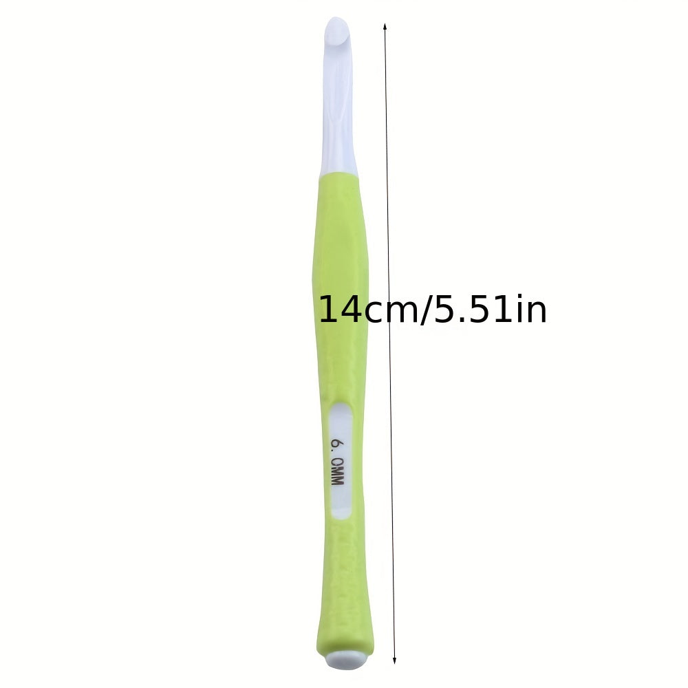 8pcs Crochet Silicone Handle Knitting Tools for Beginners Supplies