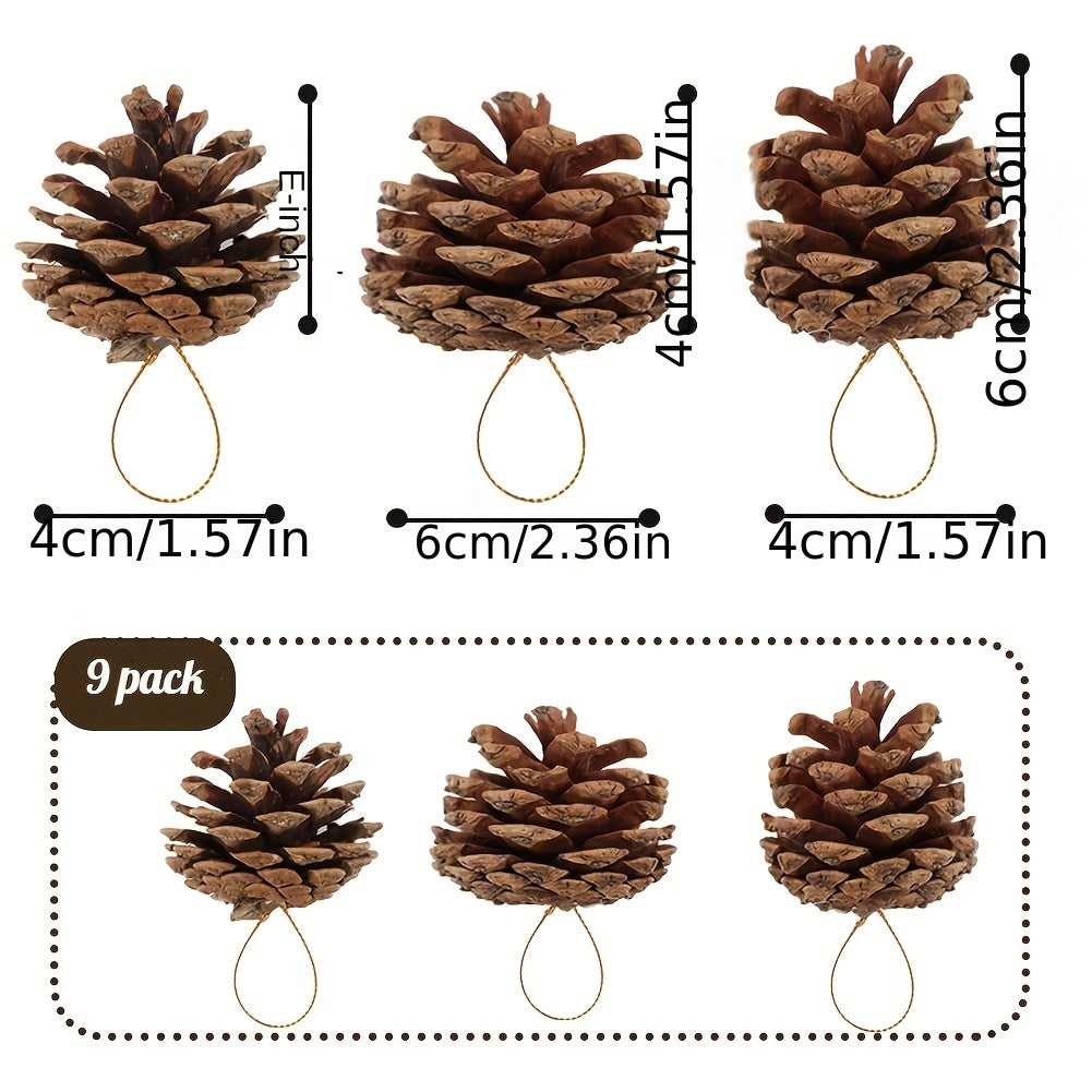 Christmas Pine Cones Decoration Ornaments Outdoor Yard Decor
