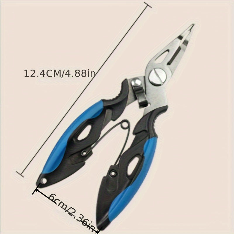 Multifunctional Fishing Scissors Plier Hook Remover Tackle Tool