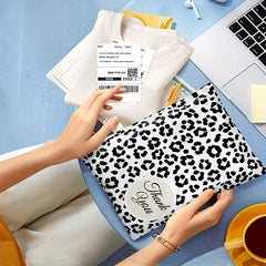 Thickened Printed Bags 25.4x33.02 Cm No Padded Envelopes Leopard Printed