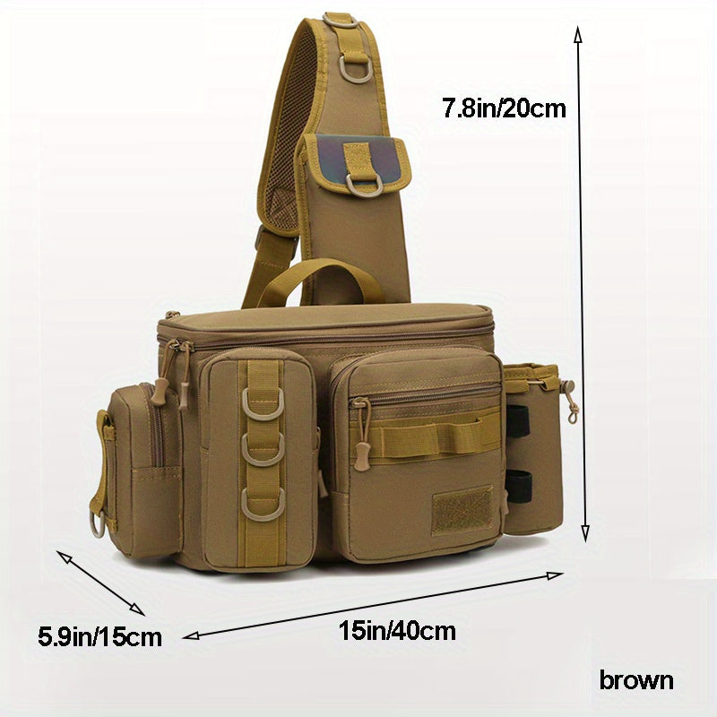 Camouflage Fishing Bag for Outdoor Fishing and Travel