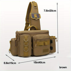 Camouflage Fishing Bag for Outdoor Fishing and Travel