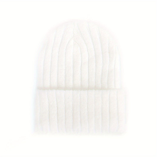 Winter Warm Keeping Beanie Knitted Skiing Hat For Babies
