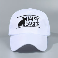 Easter Bunny Baseball Cap Embroidered Sun Hat Adjustable Dad Hats