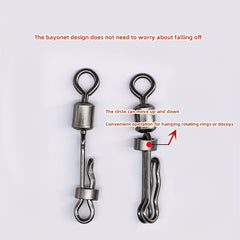 30pcs High Strength Quick Connection Ring for Sea Fishing Casting Rod