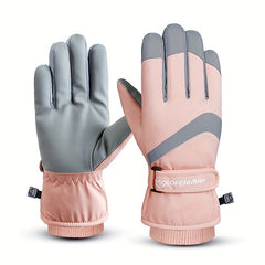 Winter Windproof Coldproof Outdoor Gloves Waterproof Plush Gloves