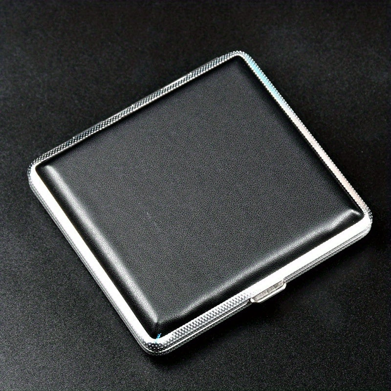 High-end Men's Cigarette Storage Box Leather Cigarette Case