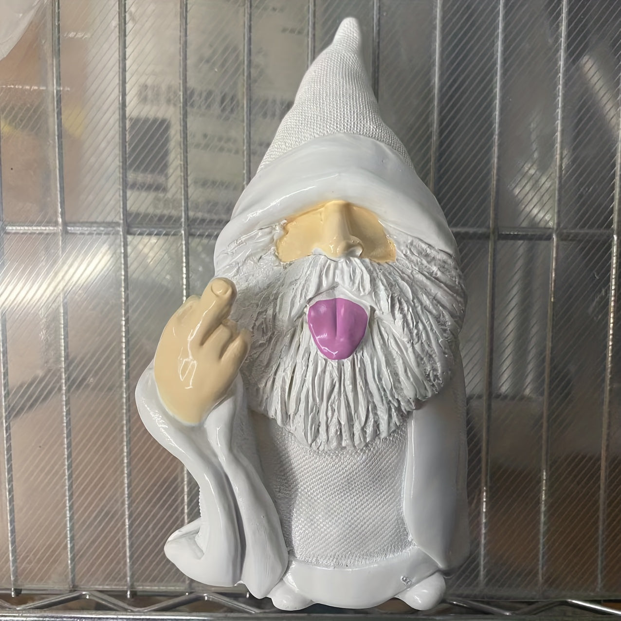 Resin Gnome Dwarf Smoking Garden Ornament Landscape Decoration