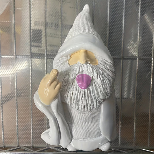 Resin Gnome Dwarf Smoking Garden Ornament Landscape Decoration