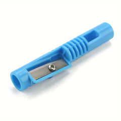 Colorful Handheld Pencil Sharpener with Extender & Whistle