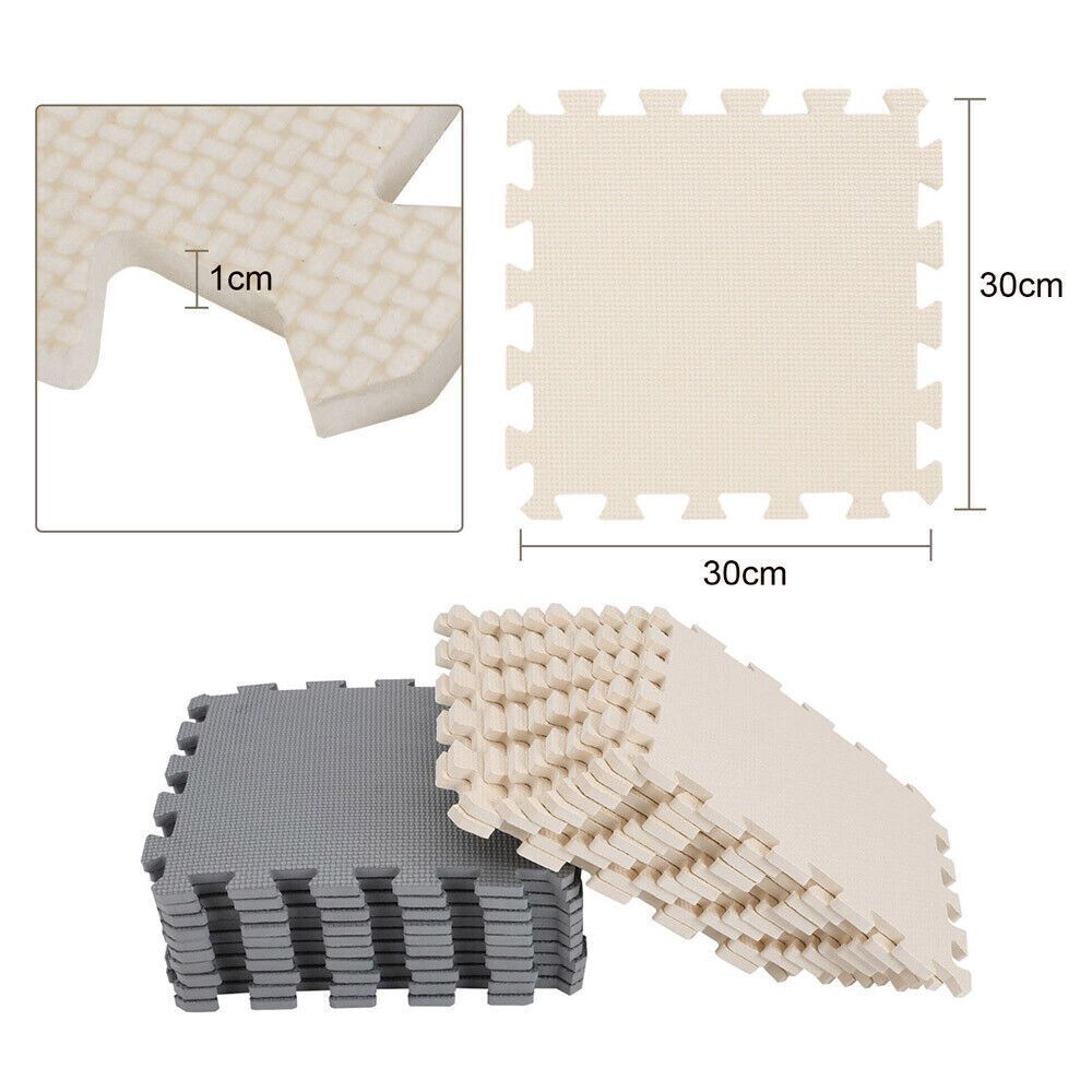 Soft Foam Floor Mat Tiles for Kids Play - BBQ Garden Mat