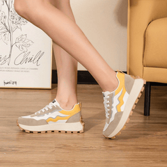 Women's Chunky Sneakers Lace Up Thick Bottom Dad Shoes