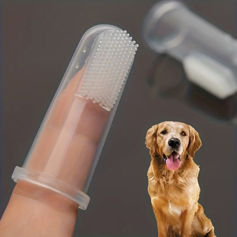 Pet Finger Toothbrush - Easy & Effective for Dog/Cat Teeth
