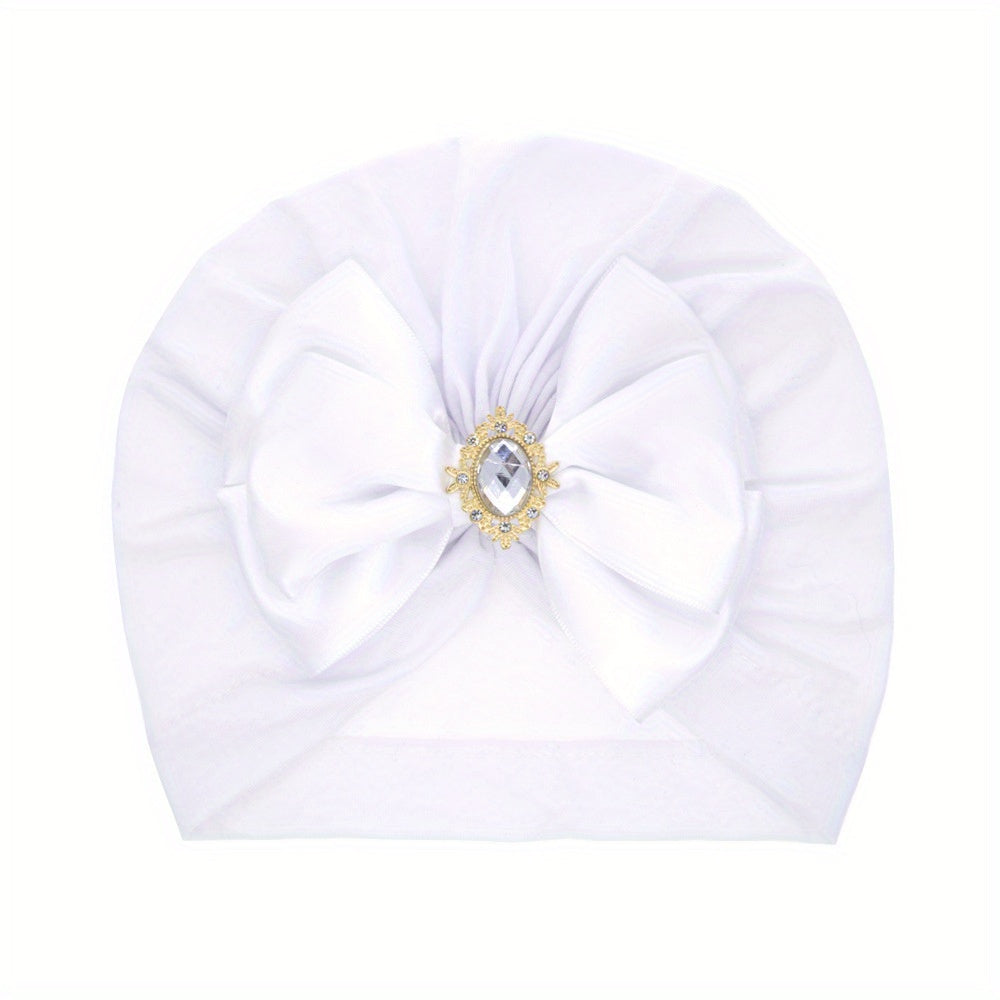 Casual Bow Knot Pullover Hat For Kids