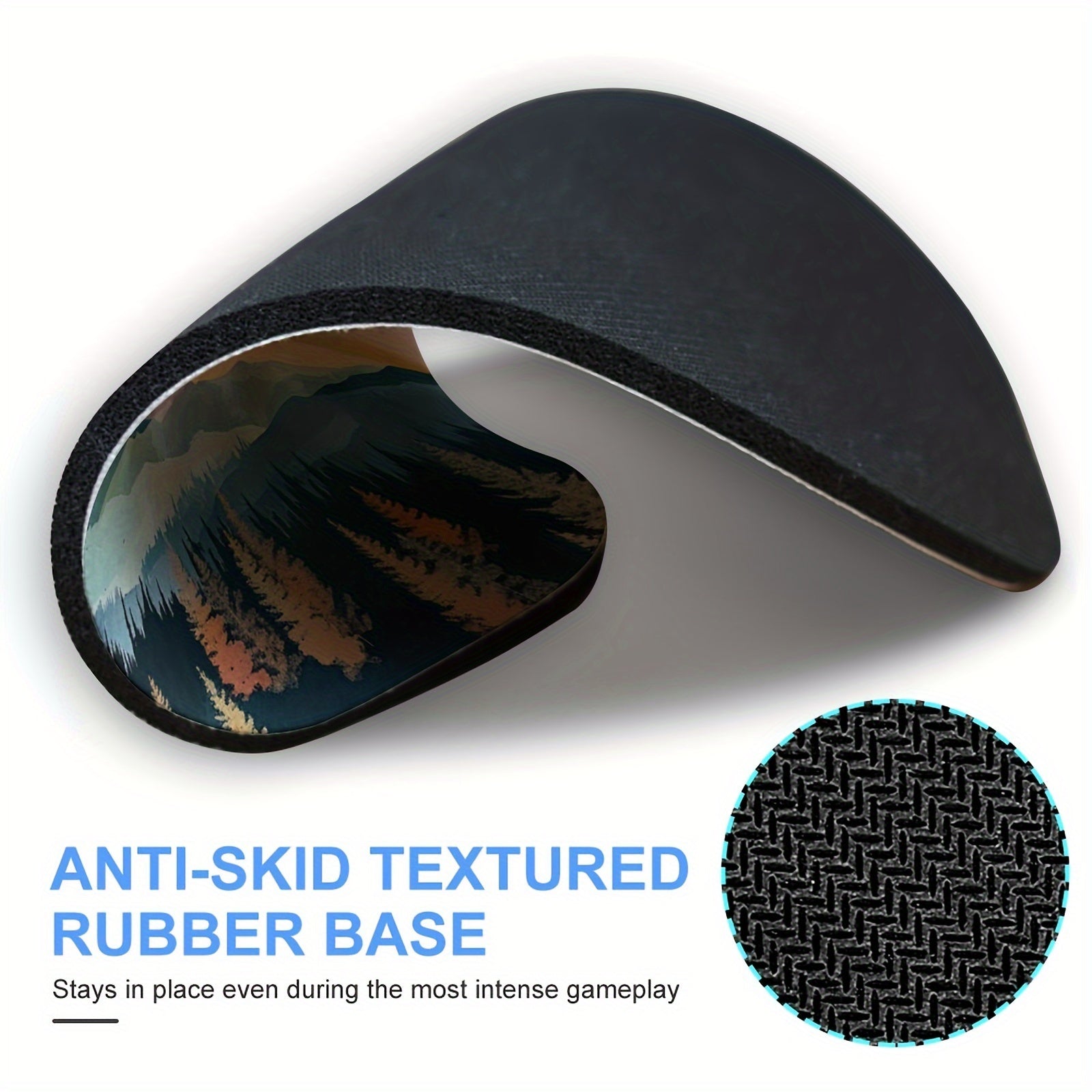 Abstract Landscape Mouse Pad Square Mouse Mat Waterproof Mousepad