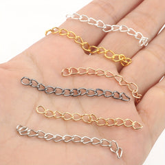 50pcs Alloy Extender Chain Necklace Bracelet Extension Accessories