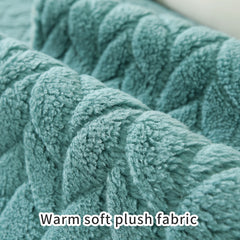 Sherpa Sofa Slipcover Non Slip Pet Friendly Furniture Protector