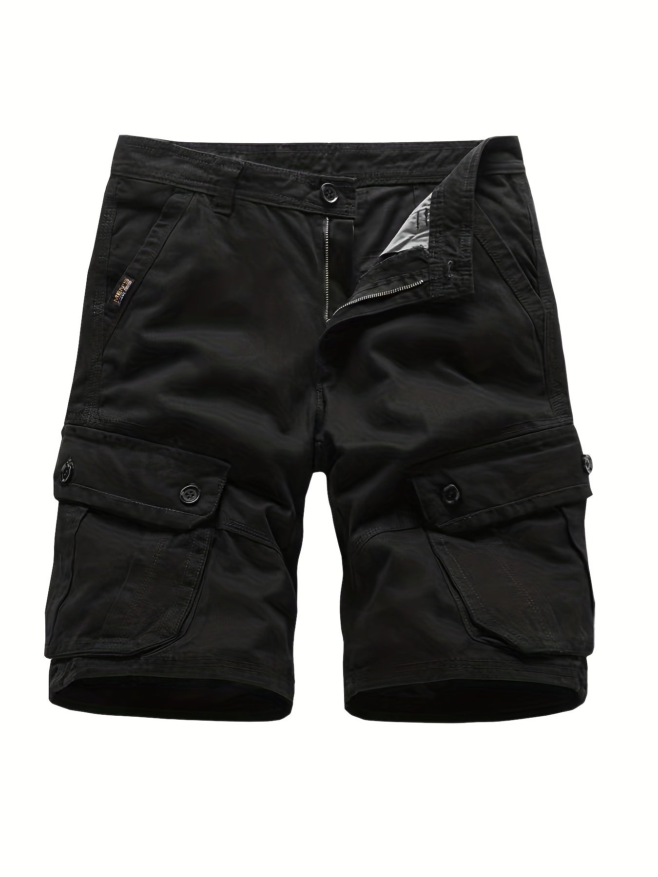 Men's Casual Cotton Cargo Shorts for Summer Outdoor