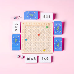 Wooden Learning Board Multiplication Table Addition