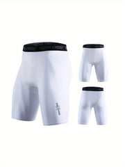 Veidoorn Men's Compression Tights Gym Workout Shorts