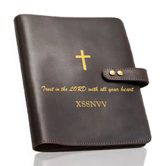 Leather Bible Cover Leather Book Cover Perfect Gift For Friends Families