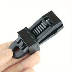 6pcs Outdoor Tent Canopy Windproof Fixed Clips Plastic Clip Safety Buckle