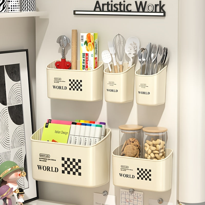 Magnetic Storage Rack Refrigerator Door Shelf Organizer