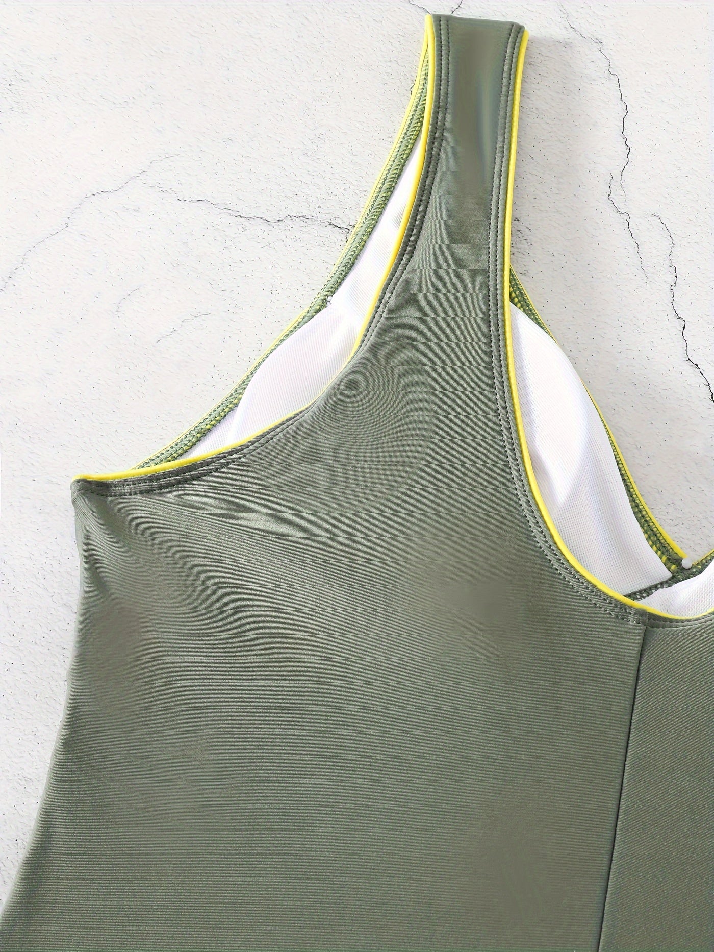 Modest Swimsuit Women's Plus V Neck One Piece Bathing Suit