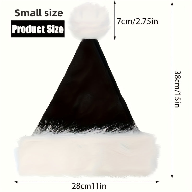 1pc Plush Santa Hats Christmas Party Decors
