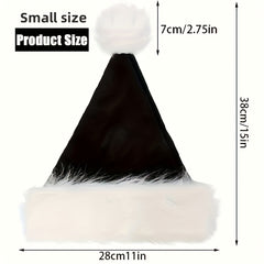 1pc Plush Santa Hats Christmas Party Decors