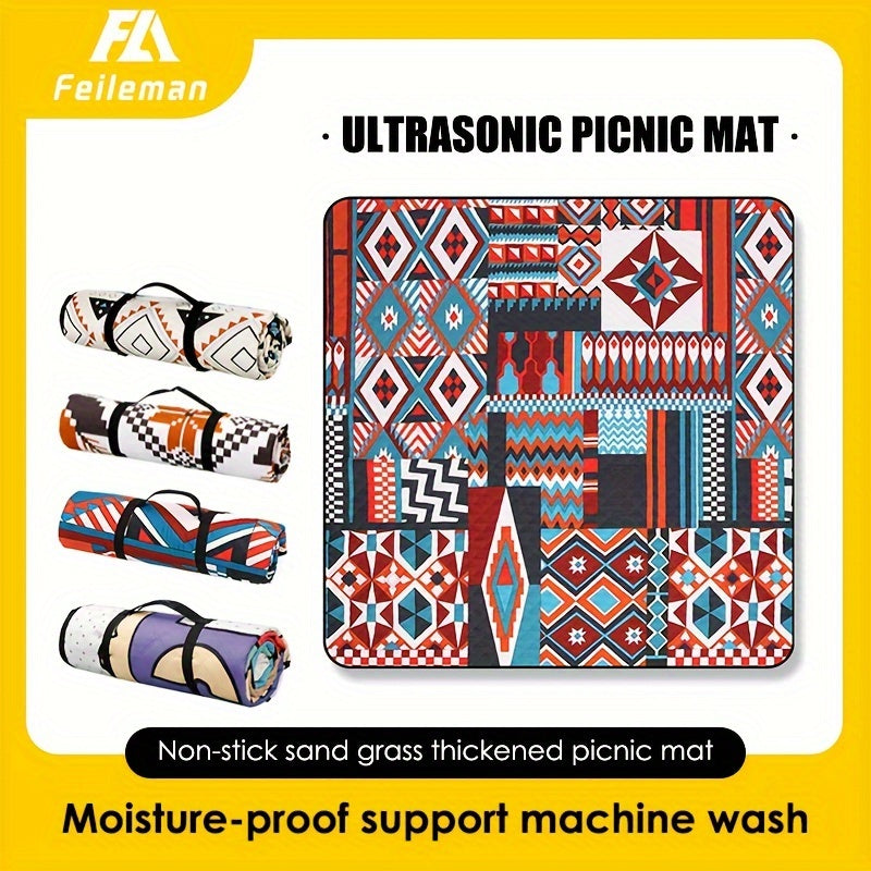 Ultrasonic Picnic Mat Thickened Waterproof and Moisture-proof Mat