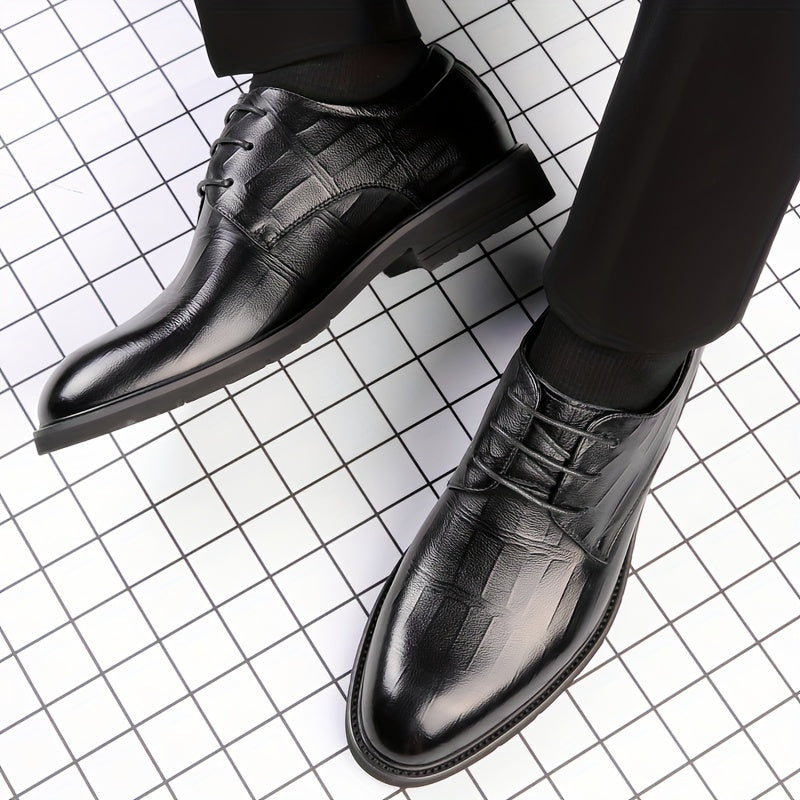 Men's PU Leather Oxford Shoes Formal Dress Shoes For Wedding Business