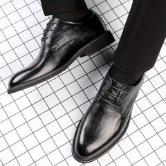 Men's PU Leather Oxford Shoes Formal Dress Shoes For Wedding Business