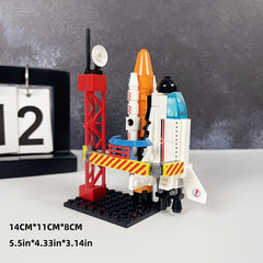 Space Rocket Spaceship Building Blocks Educational Toy