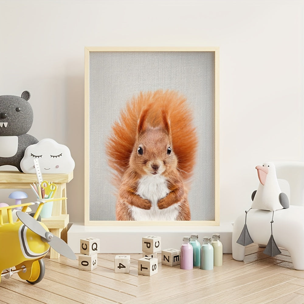 Baby Animals Portrait Posters for Room Decor