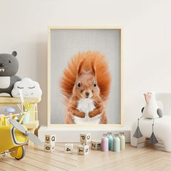 Baby Animals Portrait Posters for Room Decor