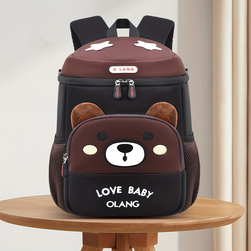 Kindergarten School Bag Girls Anti-lost Backpack Lightweight Spine Protection